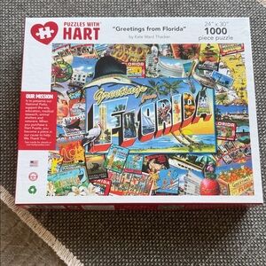 'Greetings from Florida' 1000 Piece Puzzle - Multicolor
